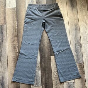Y2K Low Rise Gray Pinstripe Pants